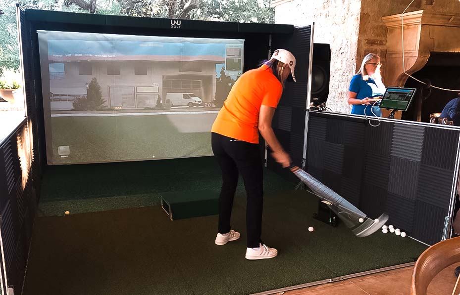golf simulator rental in bellaire, tx